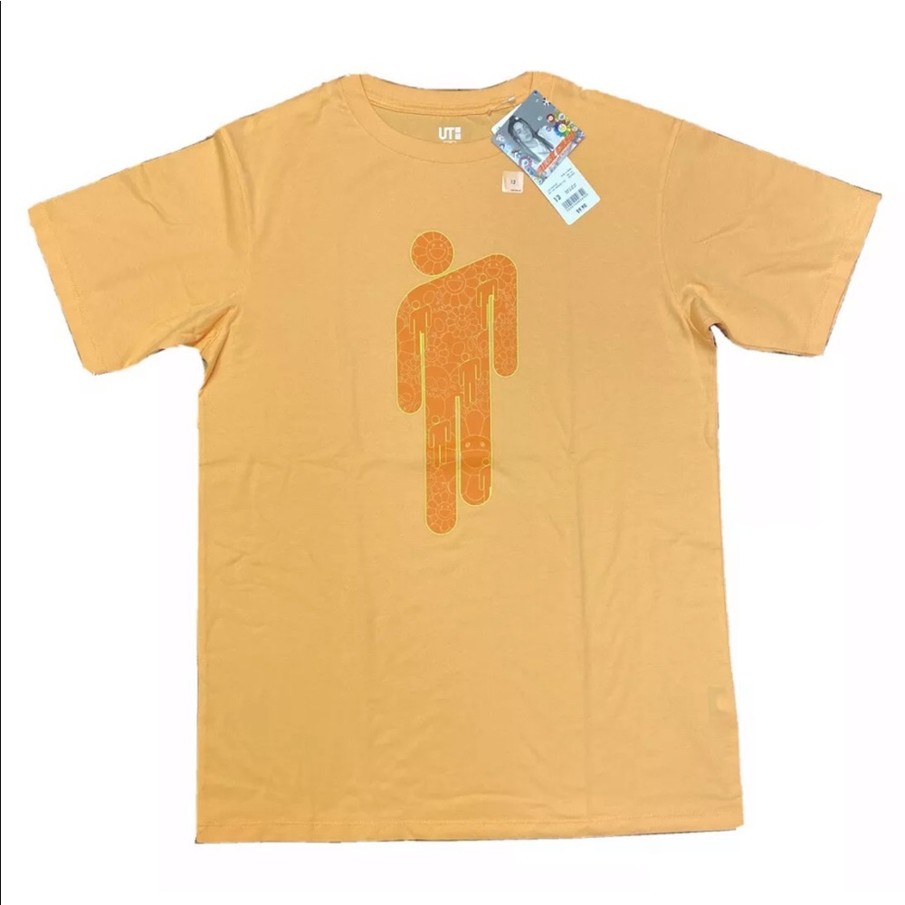 Uniqlo Billie Eilish Peach/Orange T-Shirt Youth 13